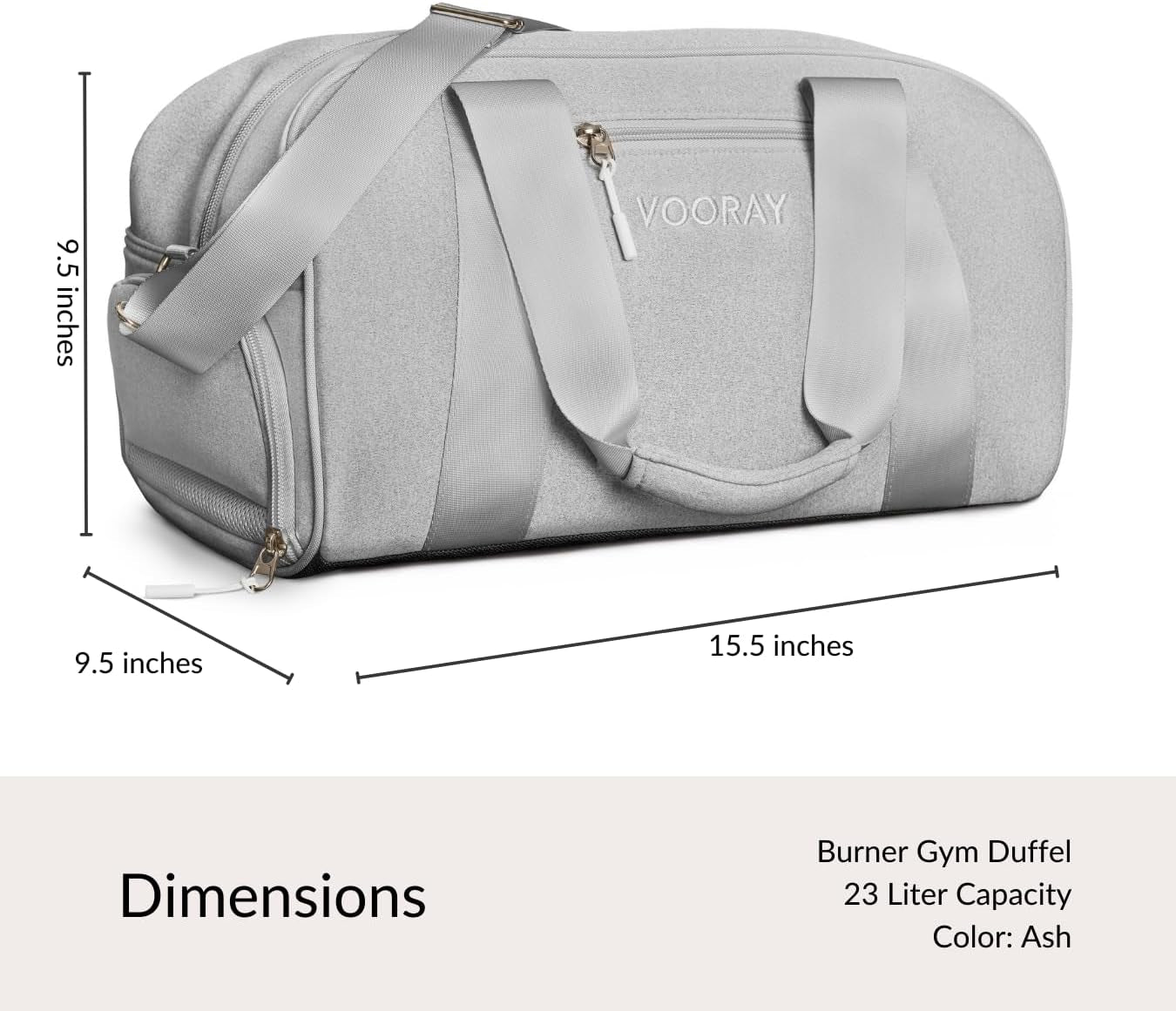 Burner Gym Duffel Bag, Gym Bag for Women and Men with Shoe Compartment, Weekender, Overnight & Travel Duffel for Sports and Workout