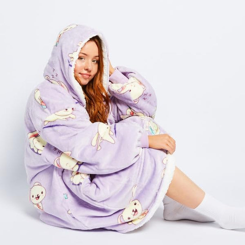 Blanket Hoodie | Premium Wearable Blanket Adult & Kids Sizes | All Patterns & Colors | Hoodie Blankets, Oversized Hoodie Blanket for Women & Men, Oodie Hoodie Blanket Hoodie Women & Men