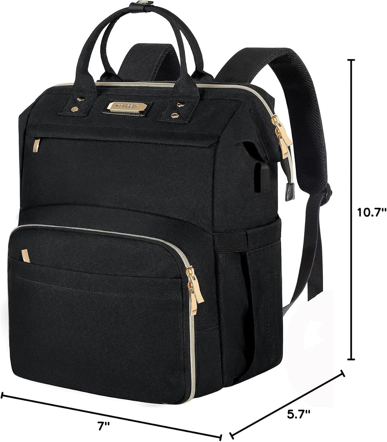 Lunch Bag Backpack, Insulated Cooler Backpack Lunch Box Laptop Backpack with USB Port for Women Men Fits 15.6 Inch Laptop